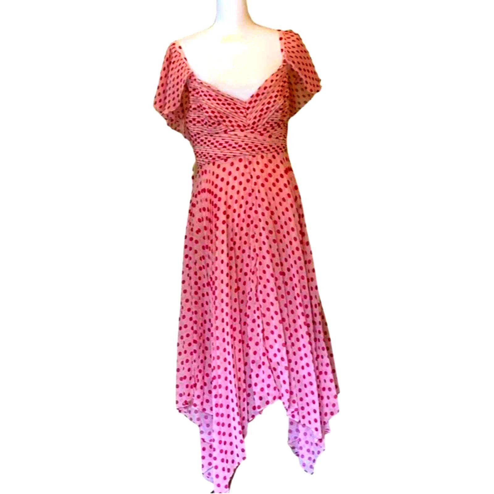 Emory Power Of Love Midi Dress, Fuschia Spot, Medium, Coquette, Whimsical